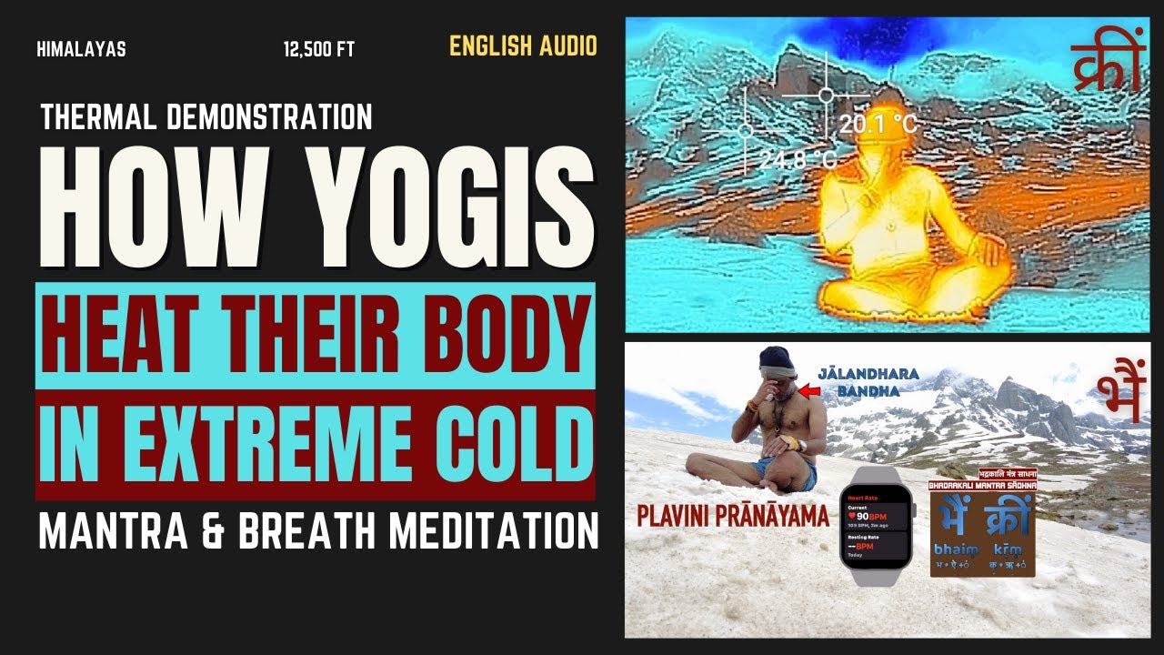 How Yogis Heat Their Body In Extreme Cold, World In Thermal Camera
