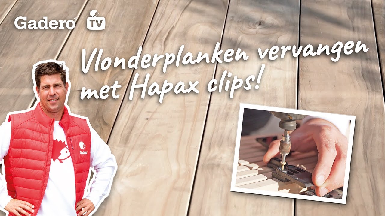 Vlonderplanken vervangen met Hapax clips! Uitgebreide uitleg!