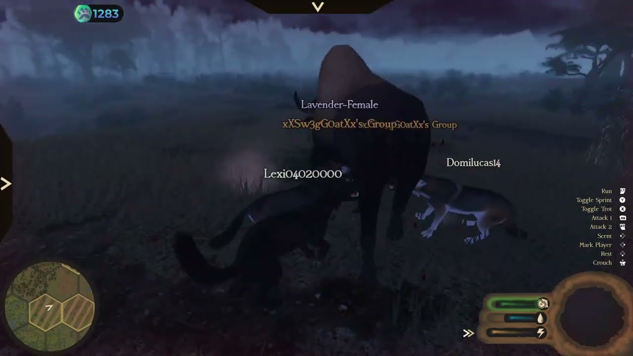 Dire Wolf Hunt on the Ancient Bison