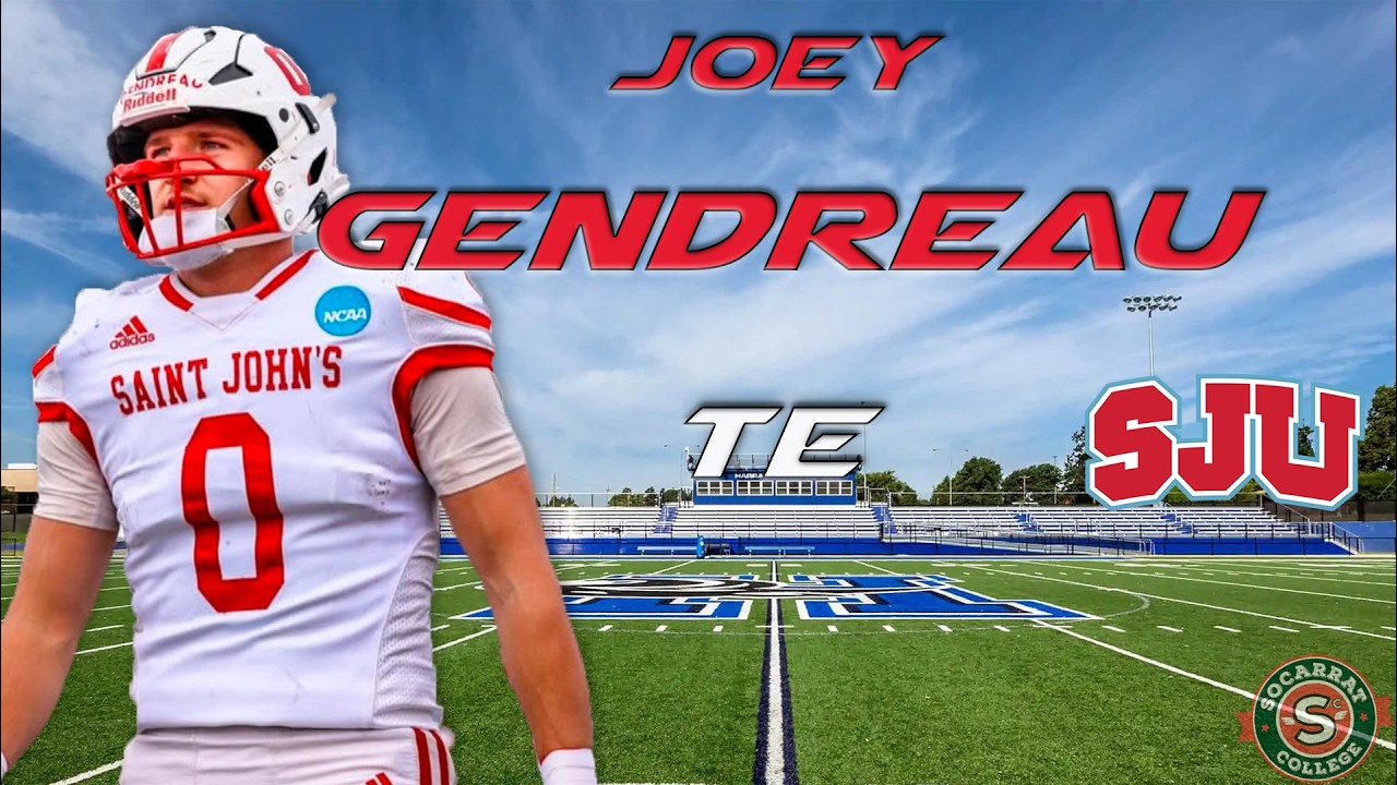 Joey Gendreau. TE. St John´s. NFL Draft 2026