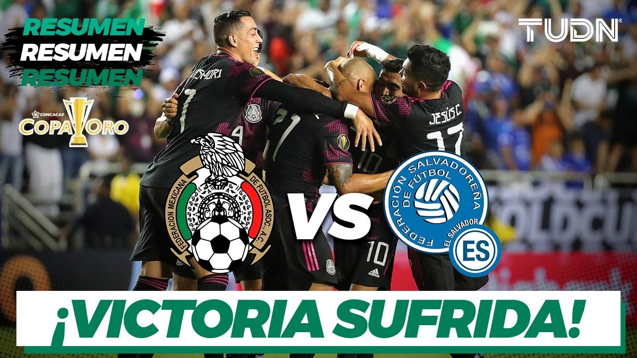 Resumen y goles | México vs El Salvador | Copa Oro 2021 | Grupo A | TUDN