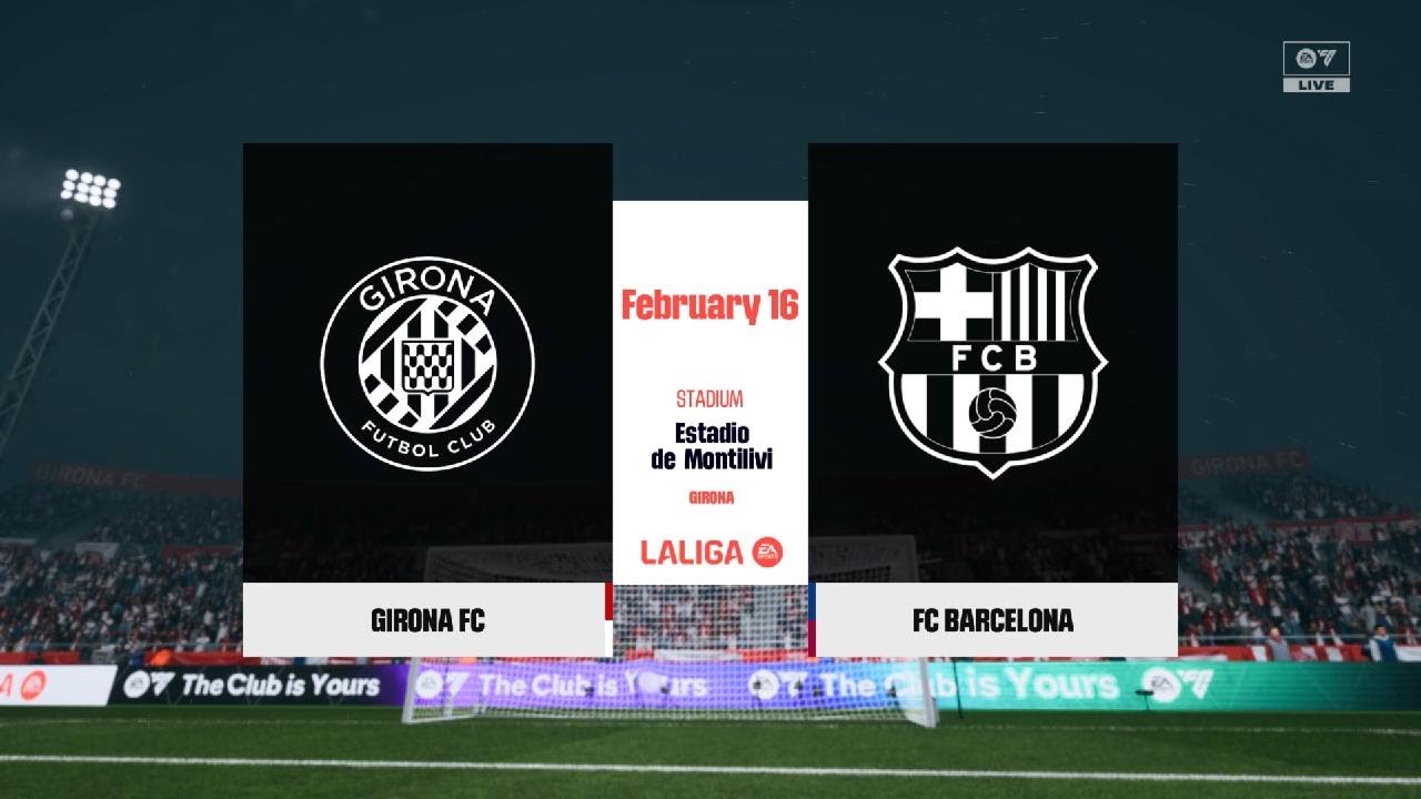 FC 26 | Girona FC vs FC Barcelona LaLiga 2025/26 - Full Gameplay PS5™ [4K HDR]