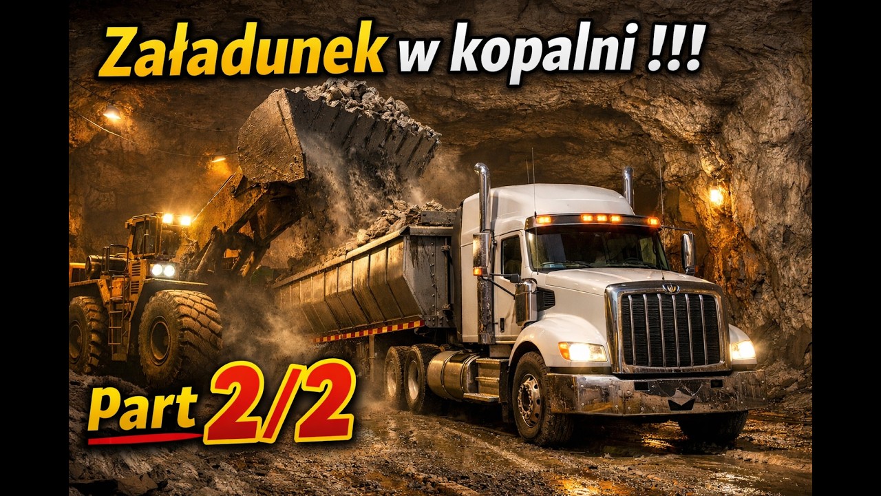 Trucking w USA - Załadunek w kopalni ! Part 2/2 #trucking #travel #mine #transport #driver #kierowca