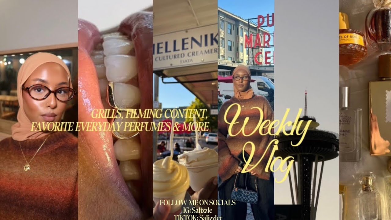 Vlog: Filming Days, New Grills & My Go-To Perfumes✨