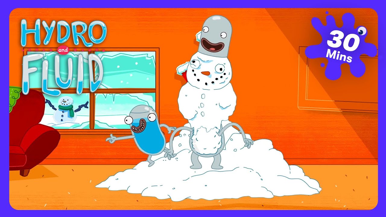 Hydro and Fluid - Lek med liksom-snø! | Barne-TV | WildBrain Eventyrfjellet