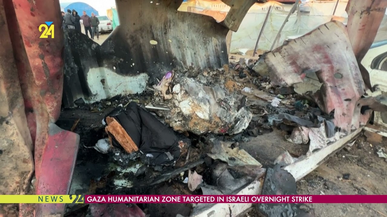 Gaza Humanitarian Zone Targeted In Israeli Overnight Strike