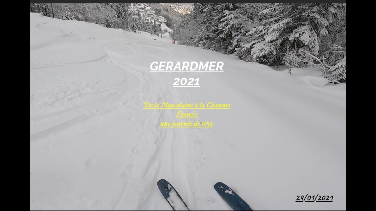 SKI DE RANDO DANS LES VOSGES: Gerardmer de La Mauselaine à La Chaume Francis - PowDay - Covskisode 2