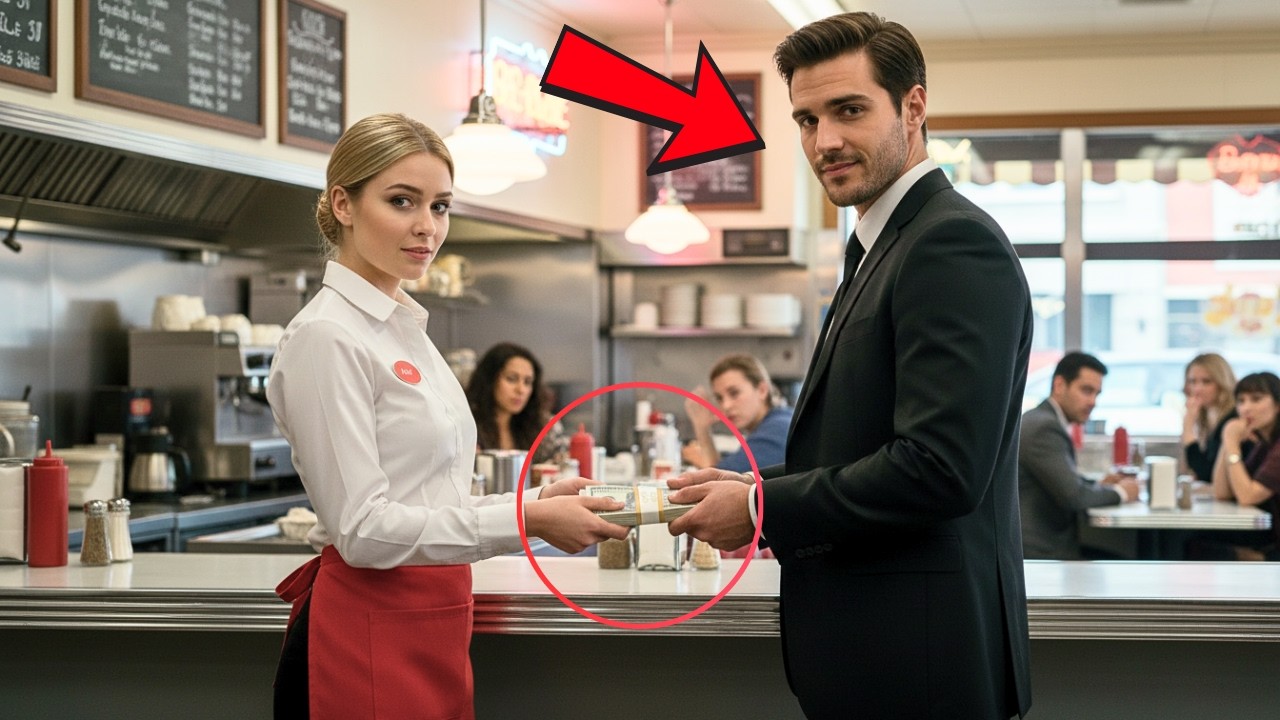 The Billionaire Accidentally Forgets $1,000 on the Table — What the Poor Waitress Did Next Froze Him
