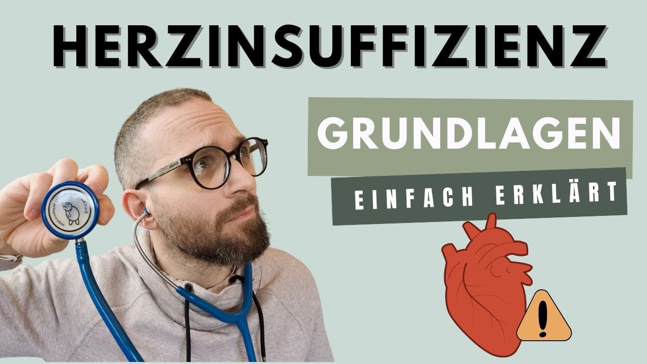 Herzschwäche (Herzinsuffizienz) einfach erklärt: Das musst du wissen