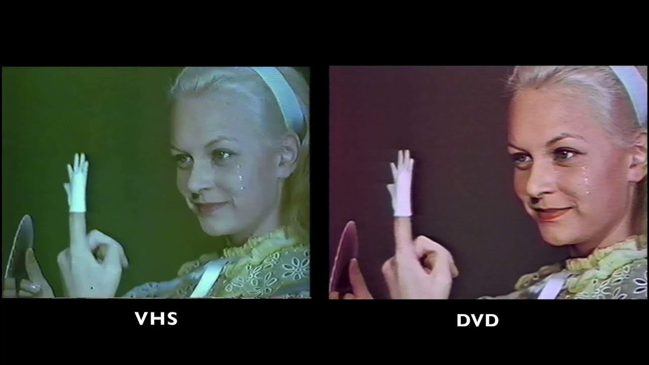 Alice In Wonderland (1949) - VHS/DVD Comparison