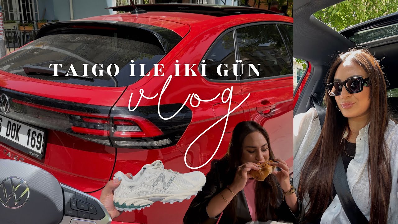 VOLKSWAGEN TAIGO İLE İKİ GÜN🔥| Tcross’tan farkı, atatürk orman çiftliğinde kokoreç🌯, günlük vlog🤍
