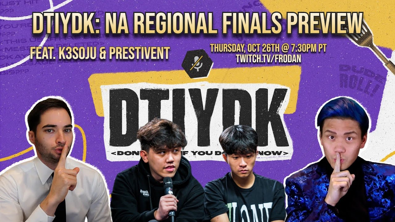 DTIYDK #36 - Runeterra Reforged NA Regional Finals Preview ft. C9 k3soju & Prestivent