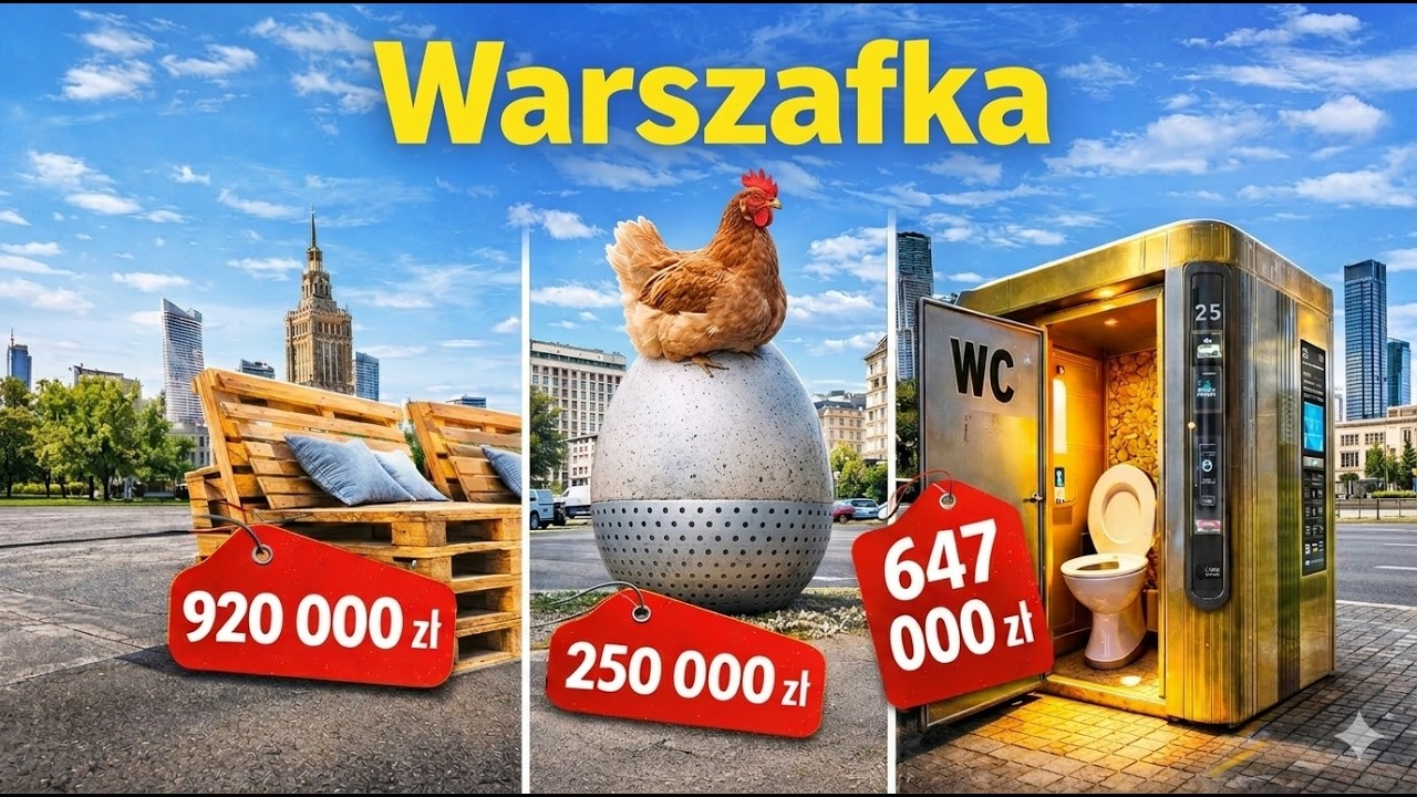 Miliony na palety, jajko i kładkę. Warszawskie inwestycje