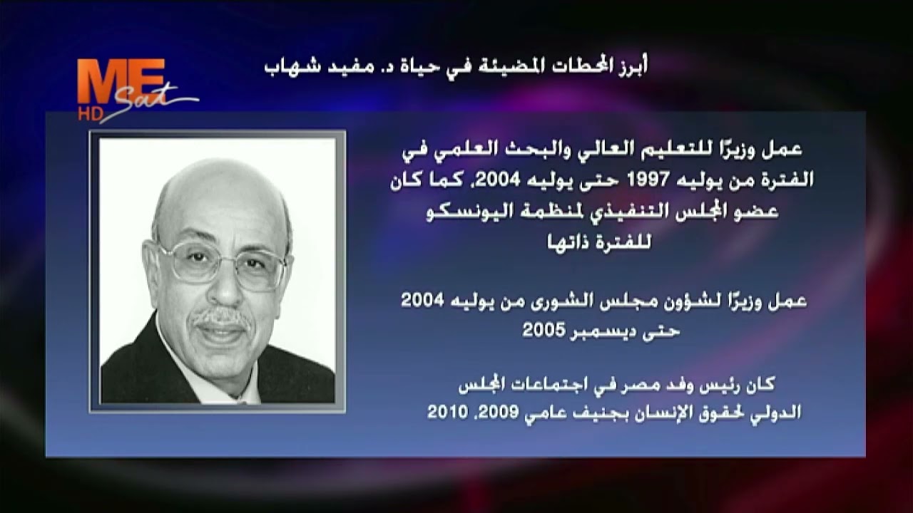 أبرز المحطات المضيئة في حياة د. مفيد شهاب.