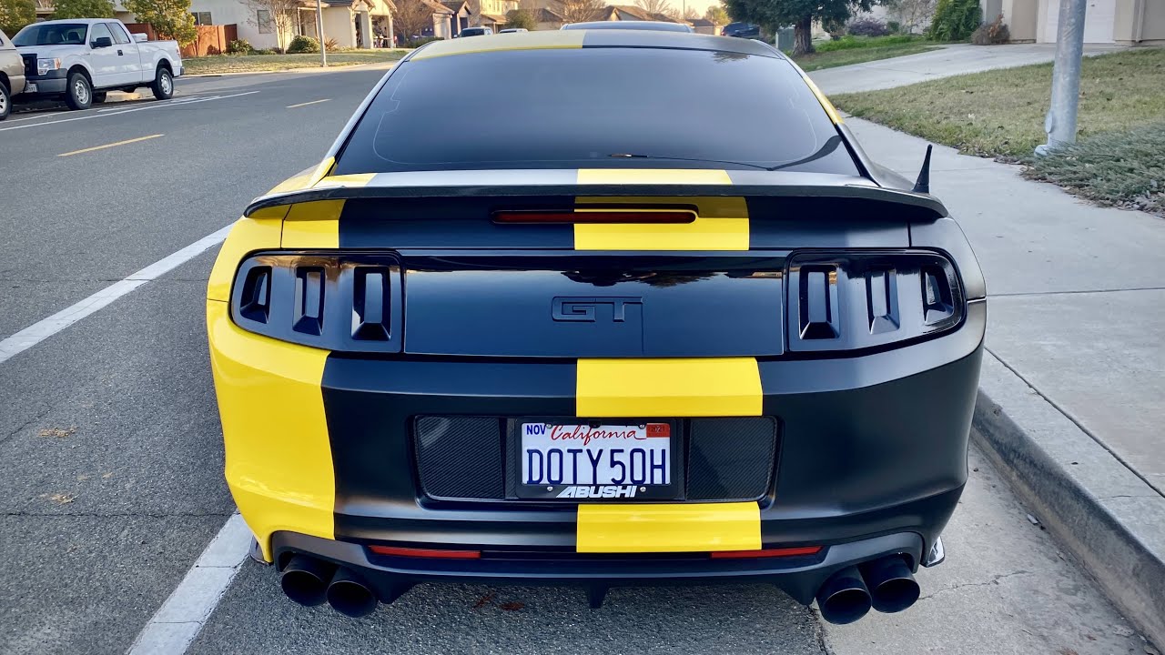 MURDERED OUT TINT! BLACKING OUT My Mustang GT's Tail Lights!!