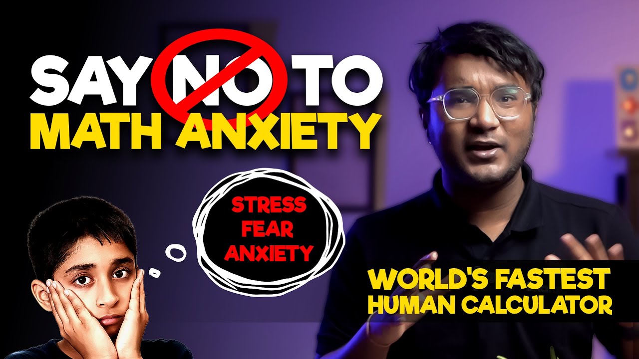 Conquer Math Anxiety in 4 Steps | Math isn't Hard - Fastest Human Calculator