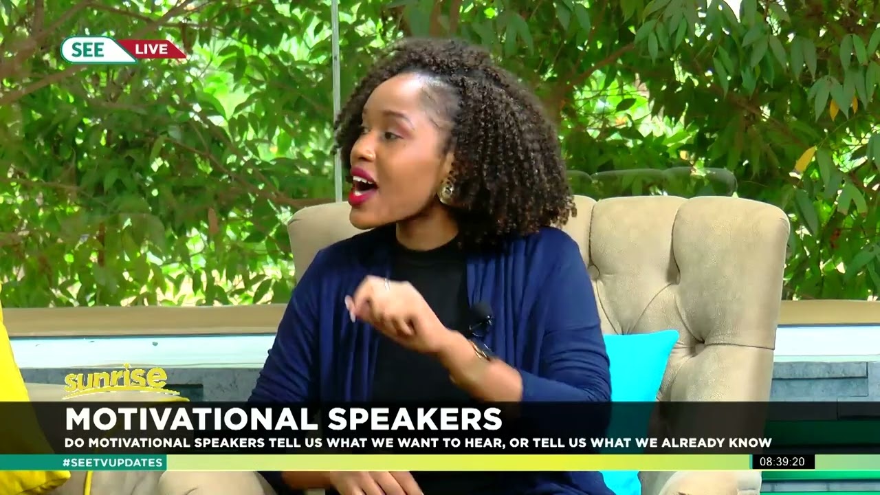 #SEETvSunrise: Do Motivational speakers tell us what we want o hear,or tell us what we already
