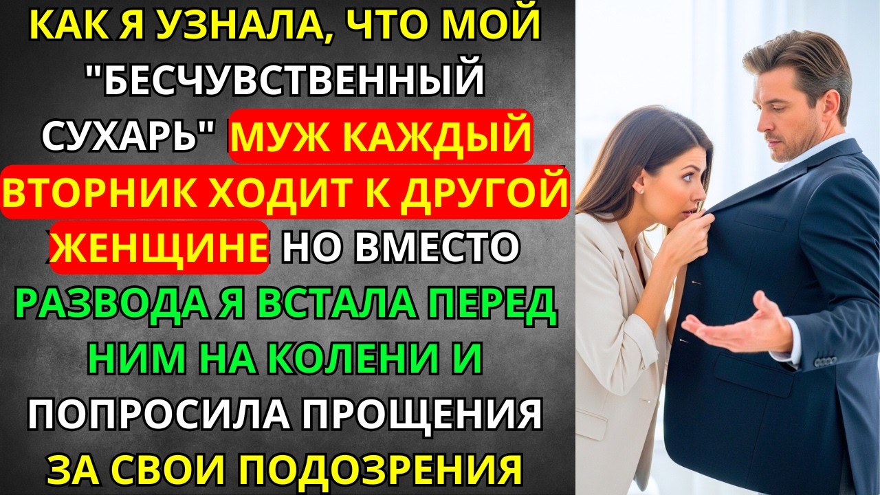 Вместо РАЗВОДА я ВСТАЛА НА КОЛЕНИ! Тайна мужа, который КАЖДЫЙ ВТОРНИК ходил к «ДРУГОЙ» женщине