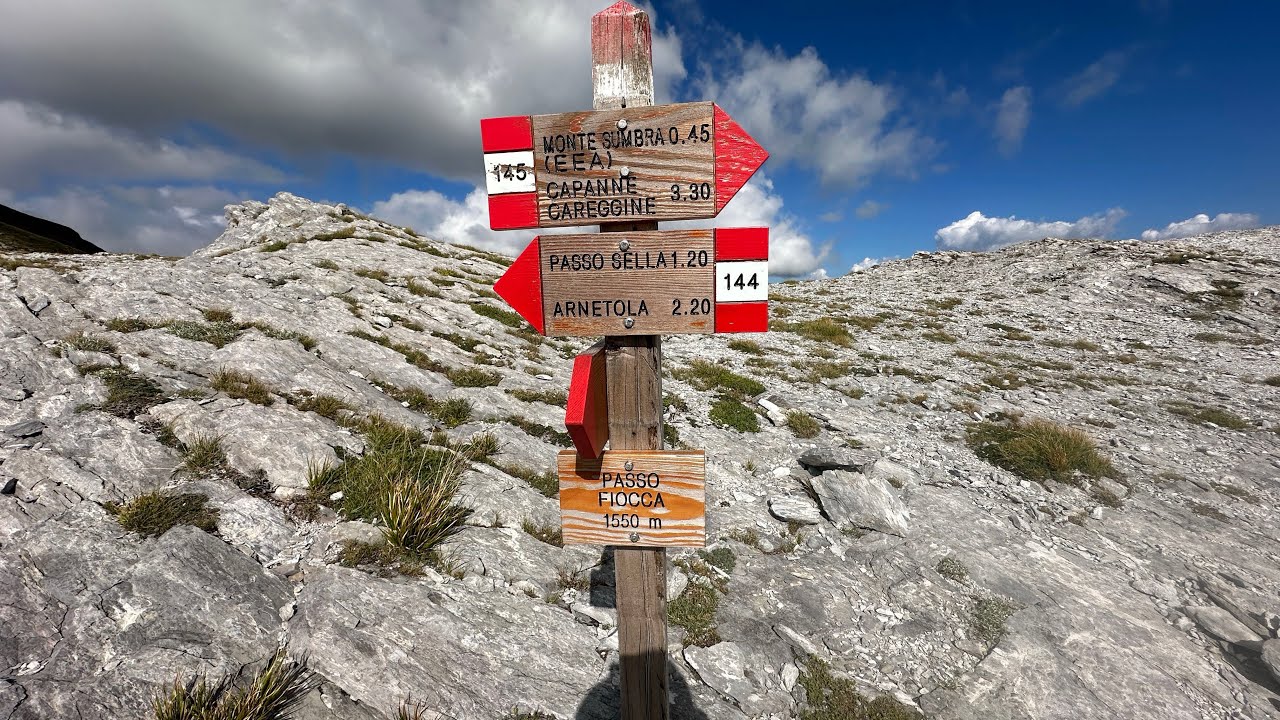 Monte Fiocca e Monte Campano da Arni
