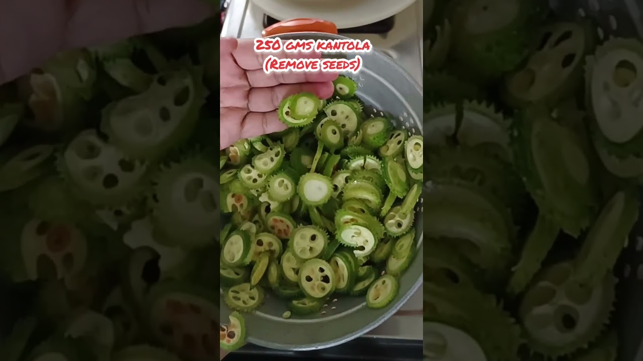 Kantola Ki Sabji #sabji #tiffin #sabji #vegetarian #yt_shorts #kantola #monsoon #veggie #lunchrecipe