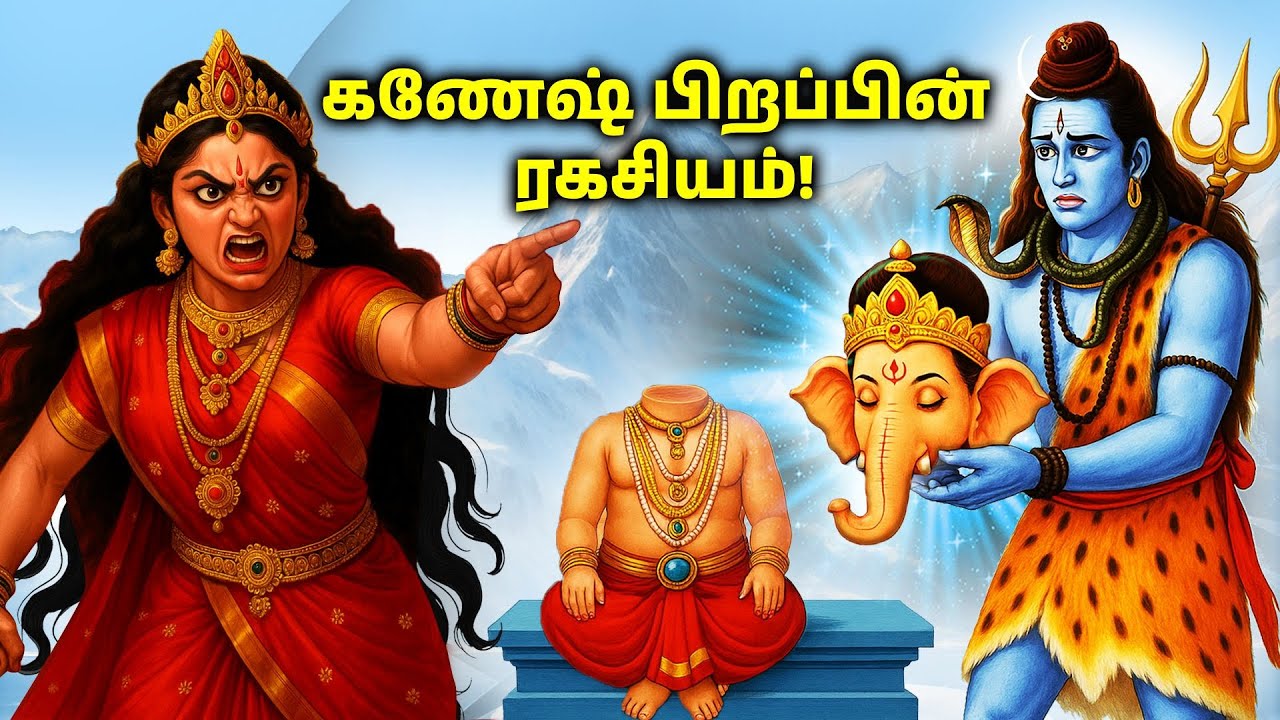 ஸ்ரீ கணேஷ் கதா | விநாயகரின் பிறப்பு ரகசியம் | சிவபுராணம் அடிப்படையில் | God Story Tamil