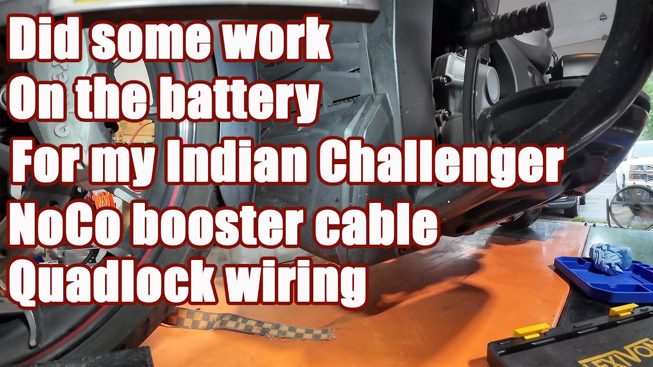 I thought I needed a new battery but didn't. Installed the wiring for Quadlock wireless charger.