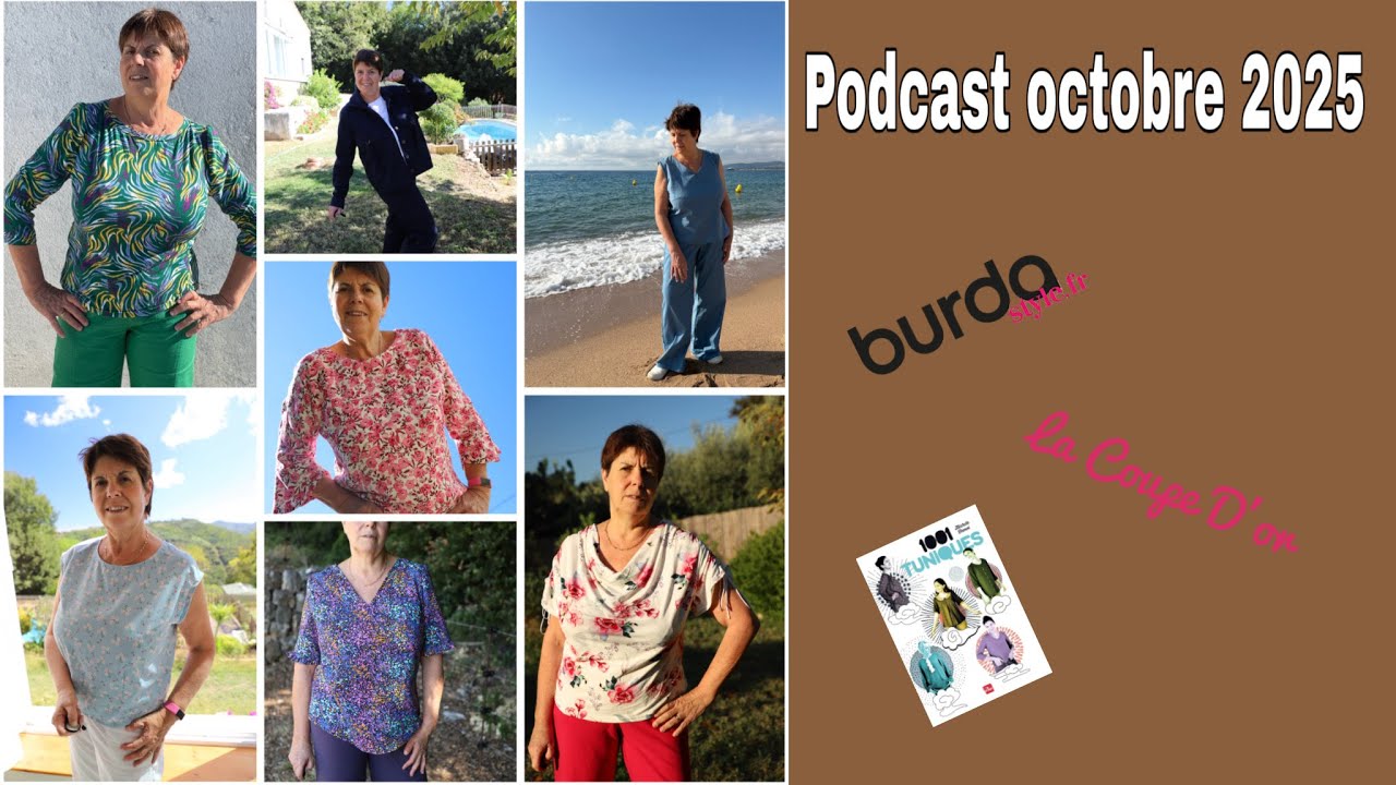 7 pieces cousues en Octobre , mon mois 100% couture