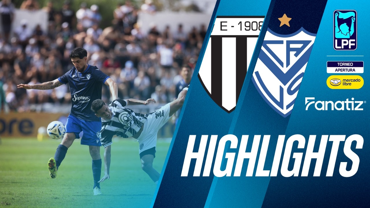 Gimnasia y Esgrima vs V&eacute;lez Sarsfield (3-2) - Game Highlights | #TorneoApertura2026