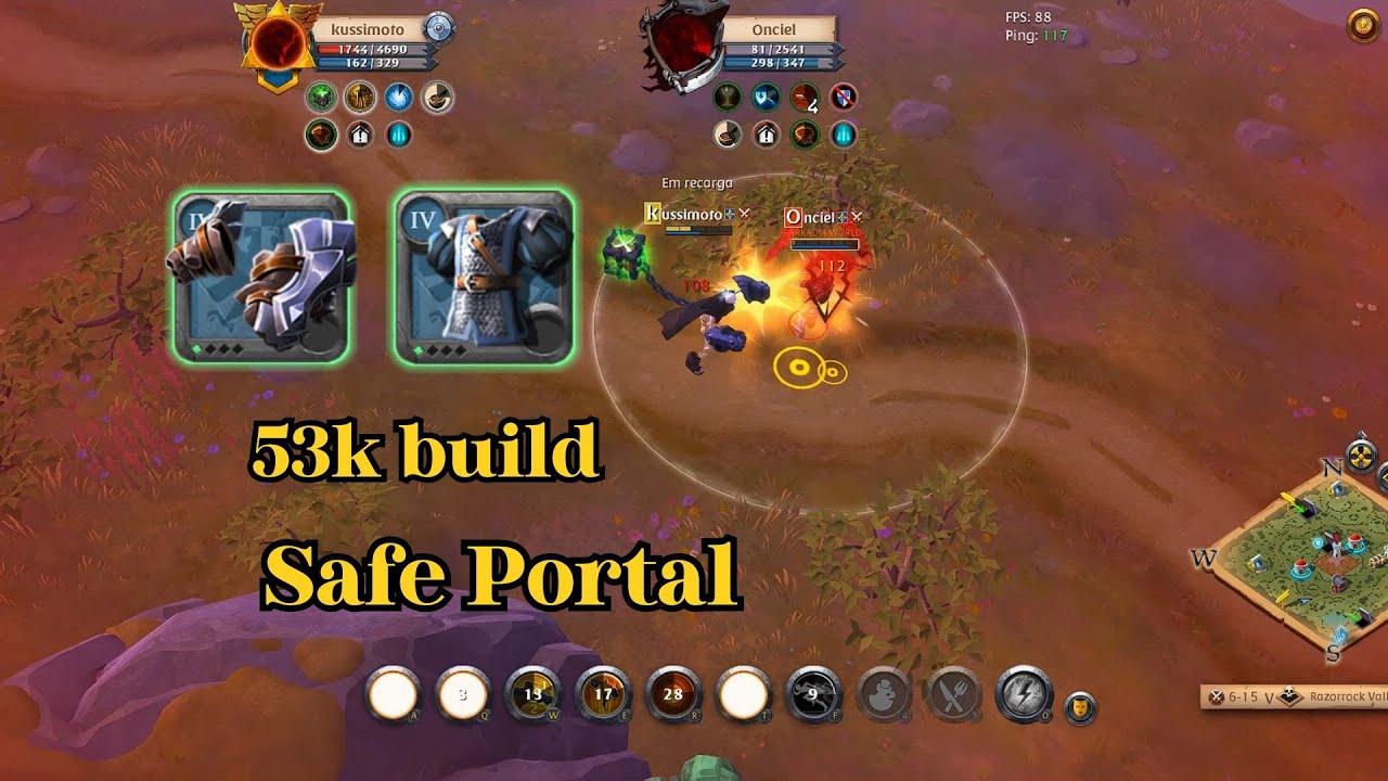 Albion online Safe portal - Cheap Build Battle Bracers