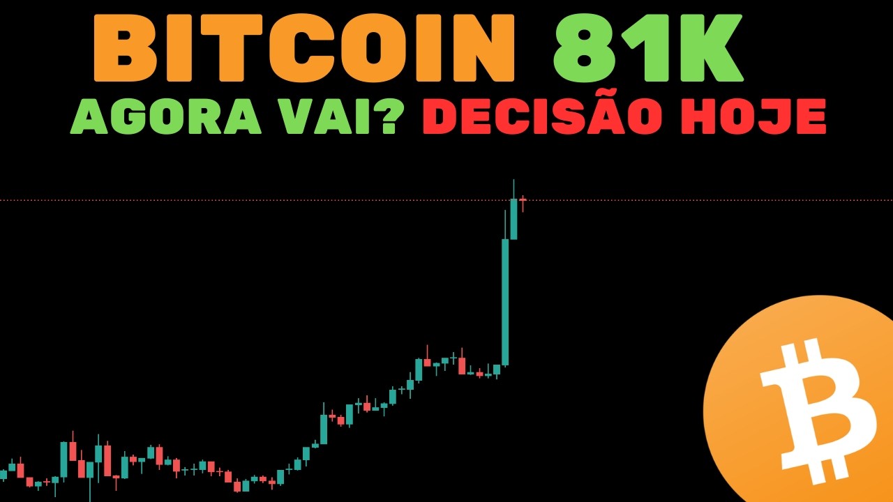 BITCOIN PUMP 81K: AGORA VAI? ROMPIMENTO CONFIRMADO? + ESTRAT&Eacute;GIA AGORA