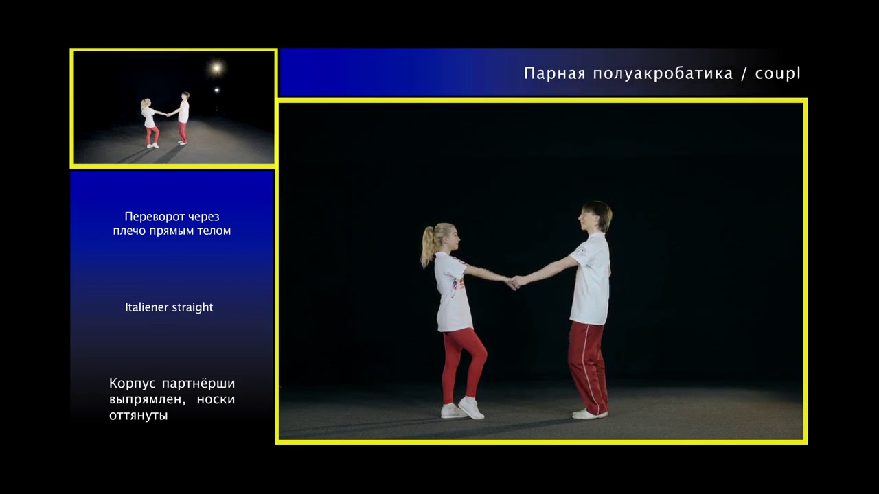 Акробатический рок-н-ролл  / Парная полуакробатика