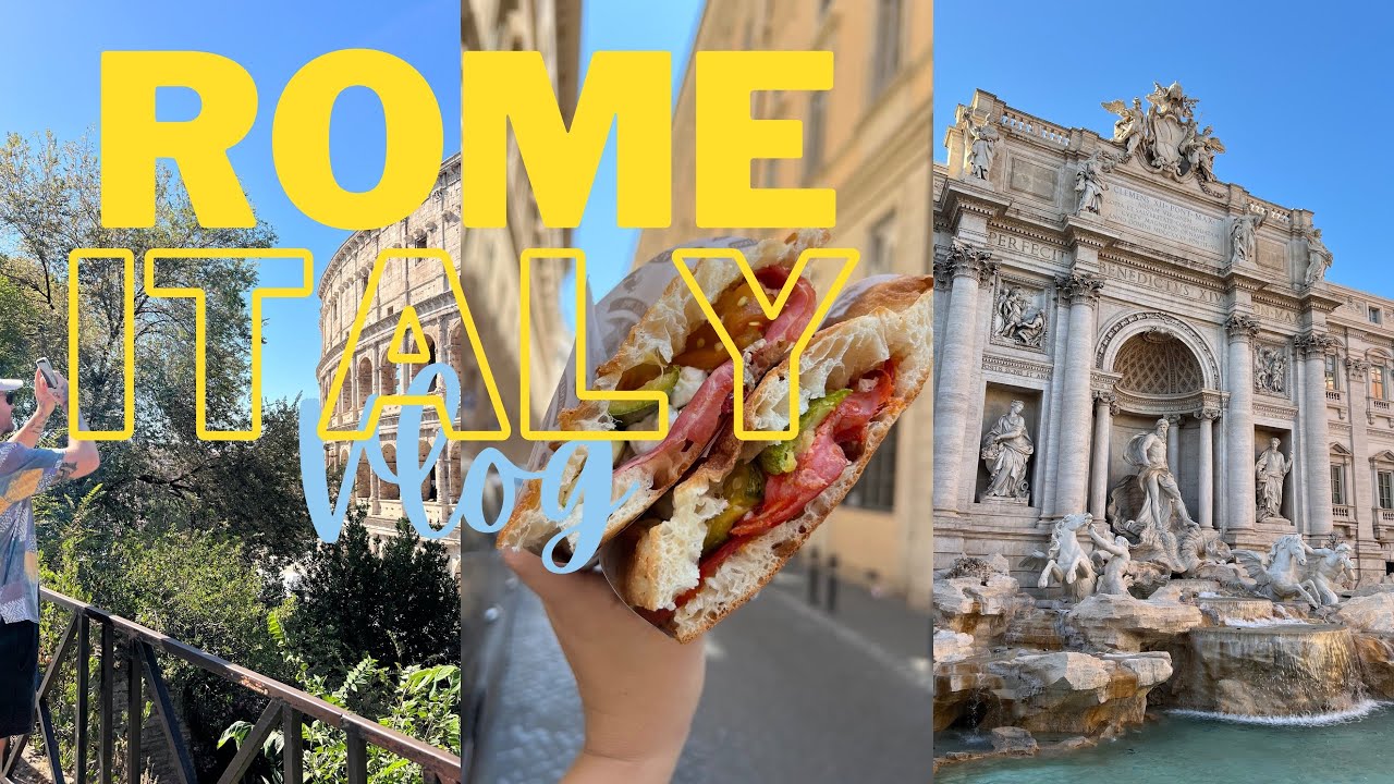 Rome Italy Vlog - Food, Sights, Fun