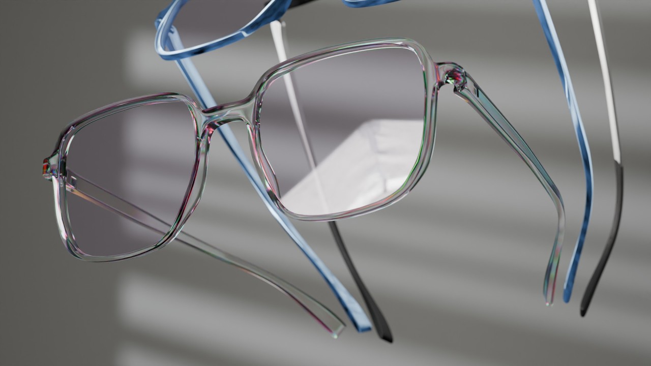 Eyeglass / Glasses (Spectacles) : 3D Product Animation | Blender 3D