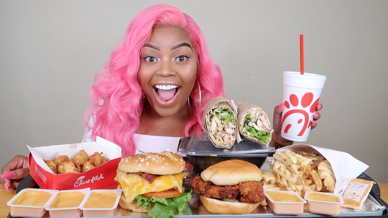 CHICK-FIL-A ШОУ ПОЕДАНИЯ МУКБАНГА!