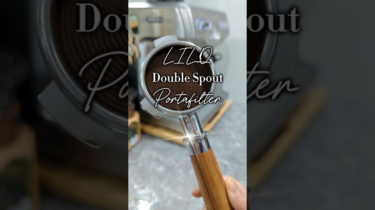 Upgraded 54mm Portafilter for Breville Barista Express - LilQCoffee #baristaexpress #portafilter