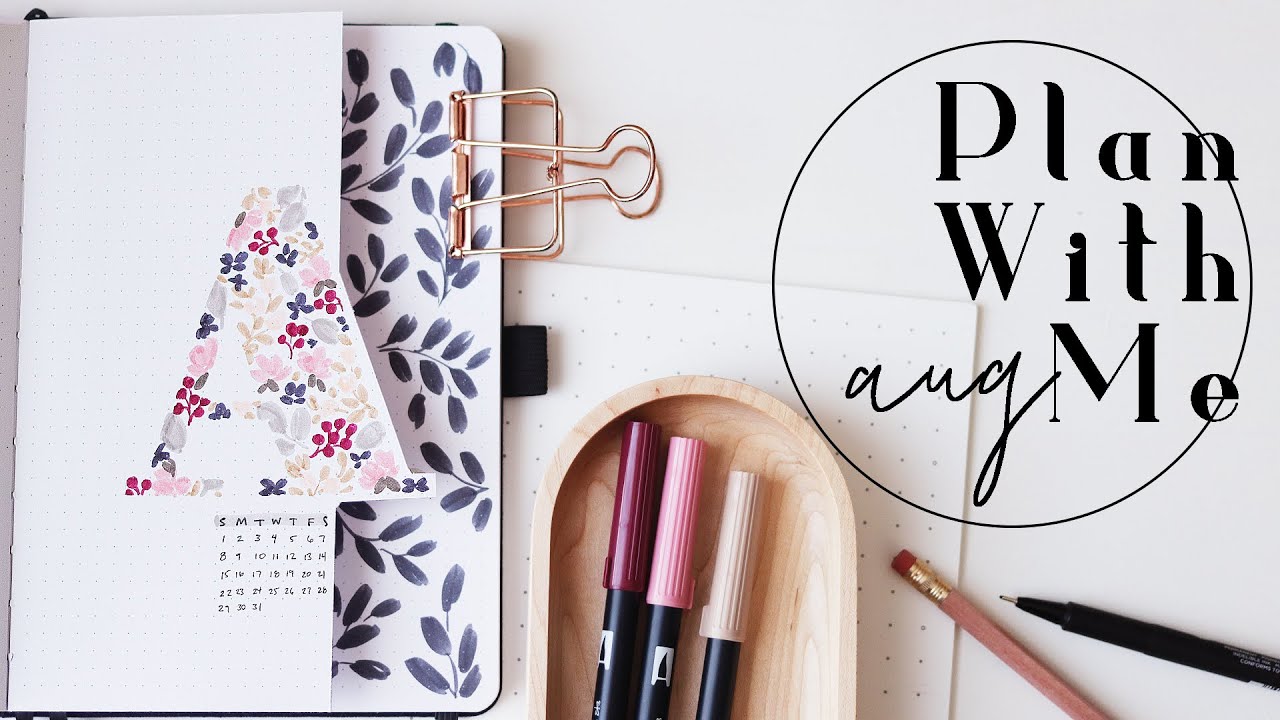 Plan With Me | August 2021 Bullet Journal