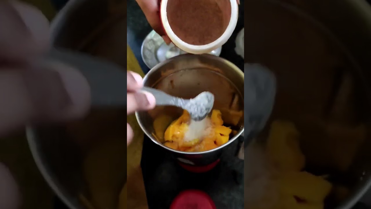 mango shake at home.. 