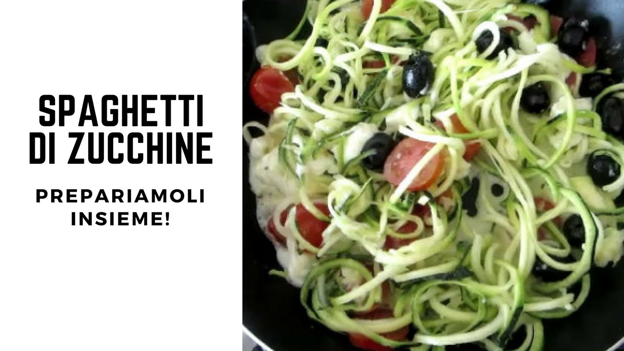 Spaghetti di zucchine: prepariamoli insieme!