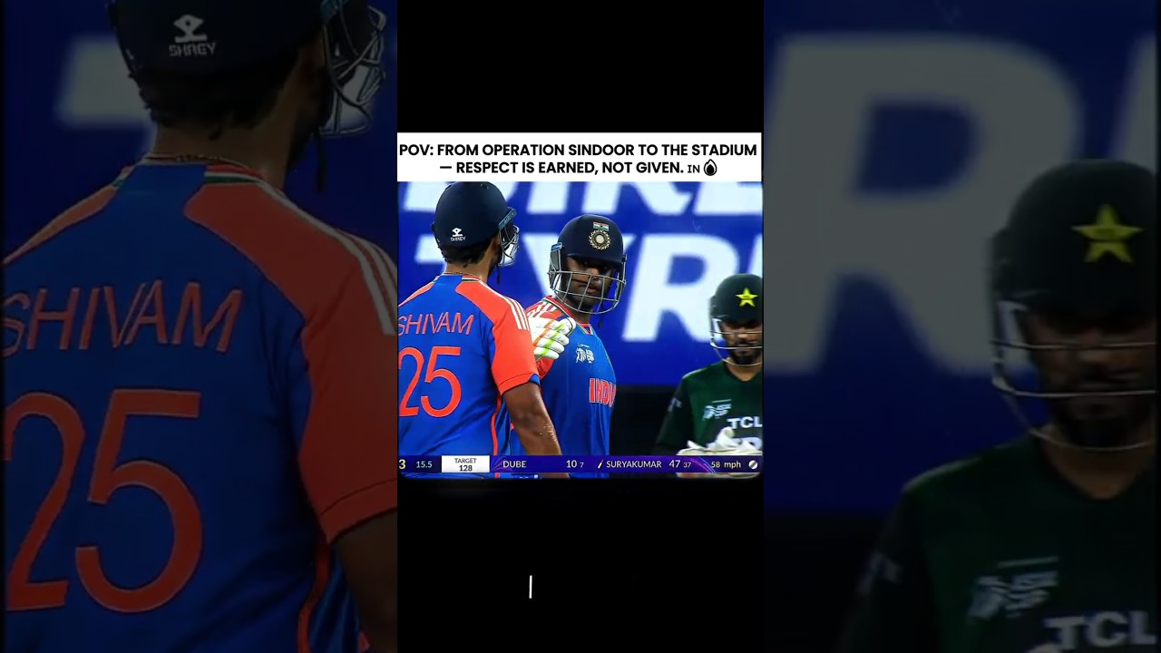 India vs Pakistan | Respect Denied | No Handshake Moment 🇮🇳