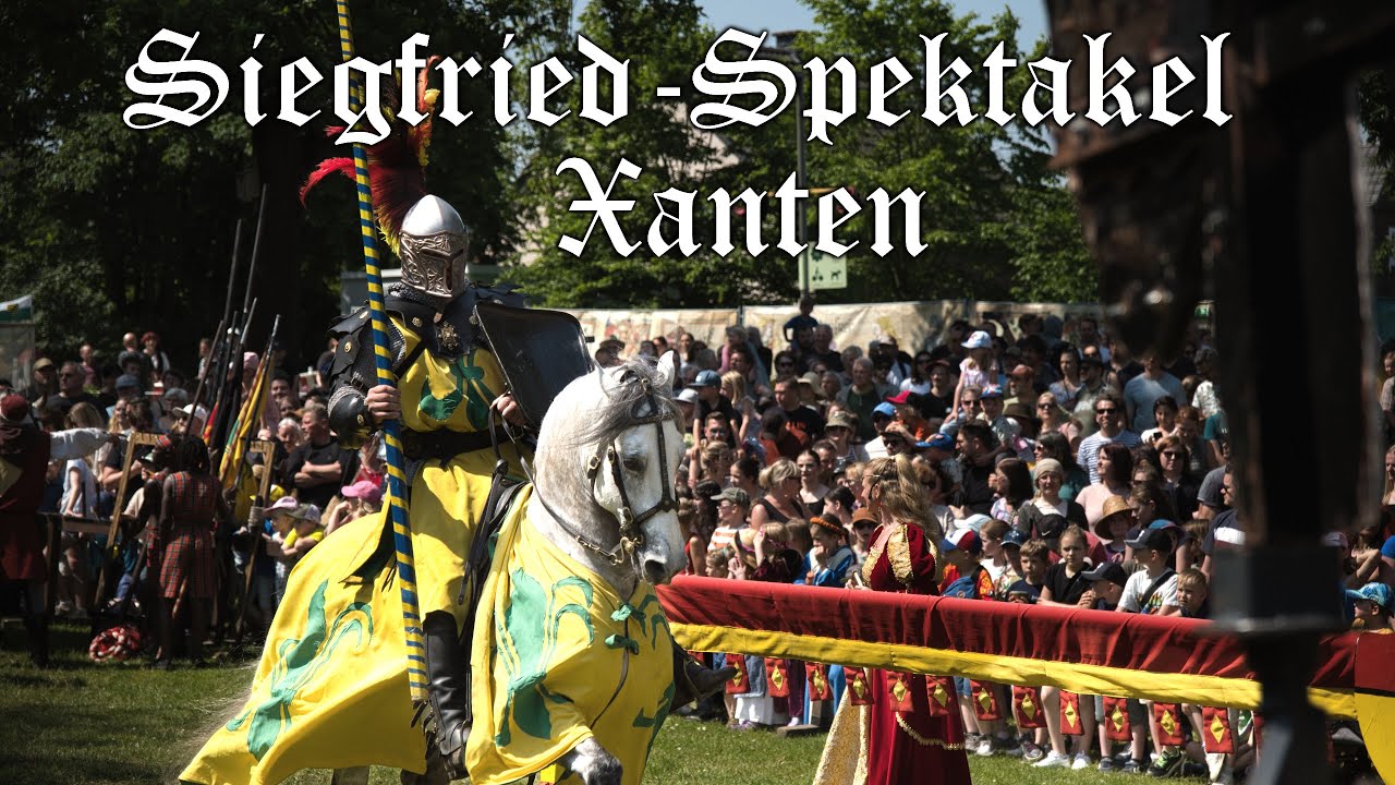Das Siegfried-Spektakel in Xanten - Ritterturnier - Teil 1