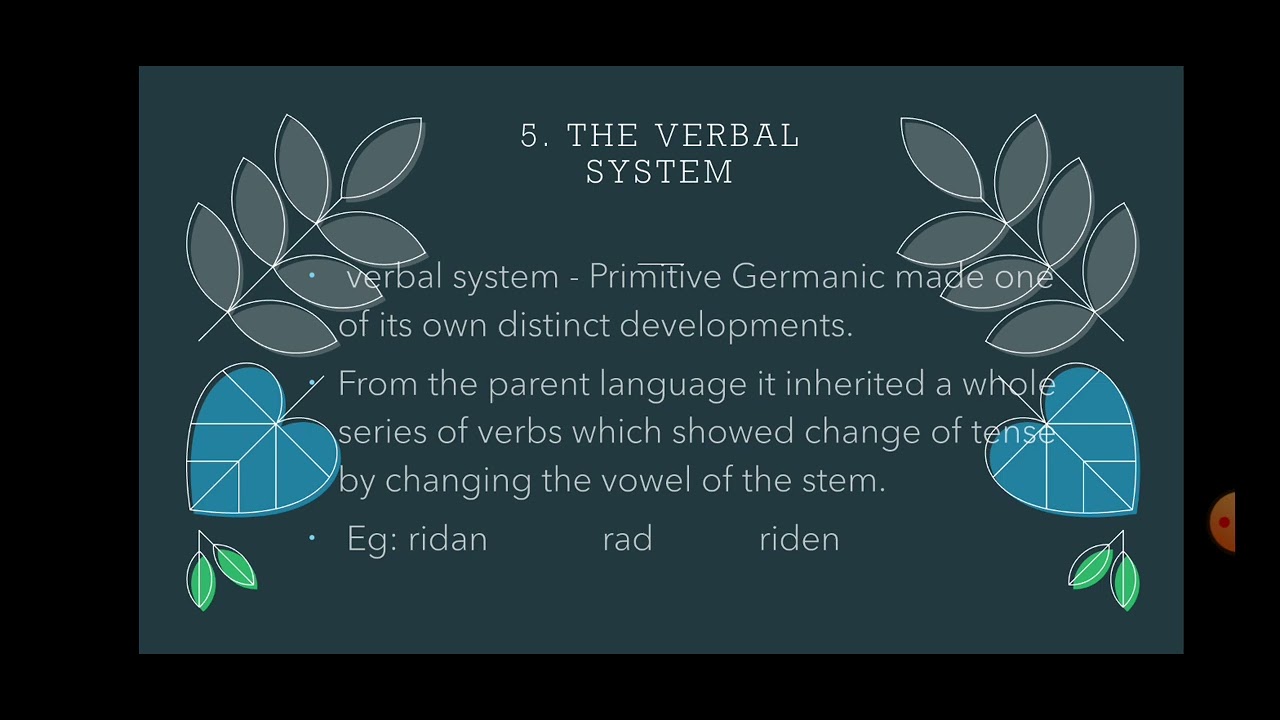 The characteristics of Germanic Languages-  3