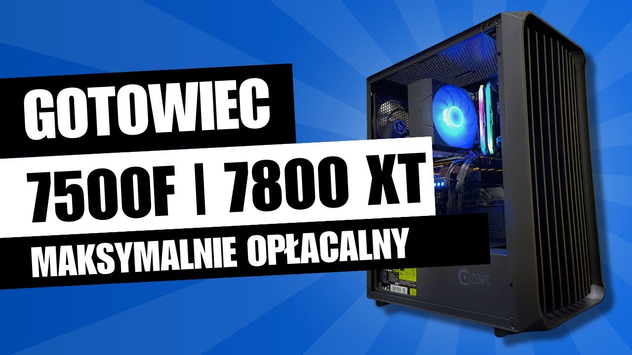 🔥HIT | Gotowiec AMD Ryzen 5 7500 i Radeon RX 7800 XT | Maksymalna opłacalność