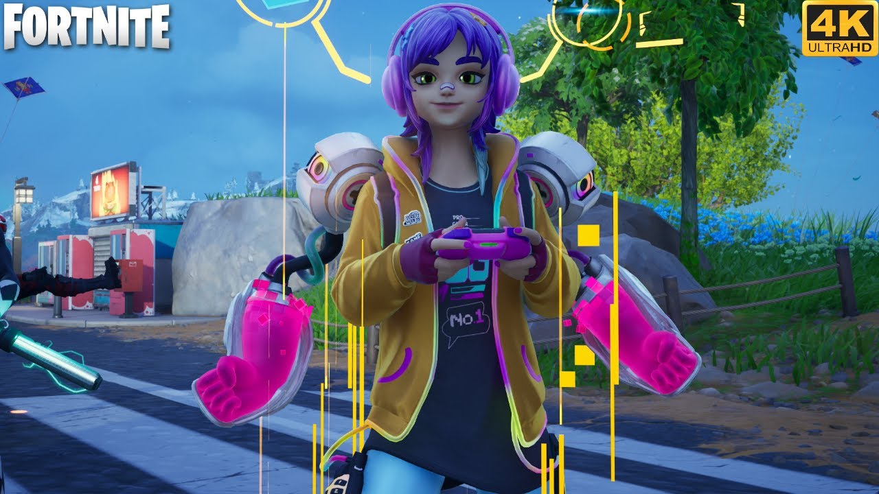 Battle Gamer Mae Skin Gameplay - Fortnite (4K 60FPS)