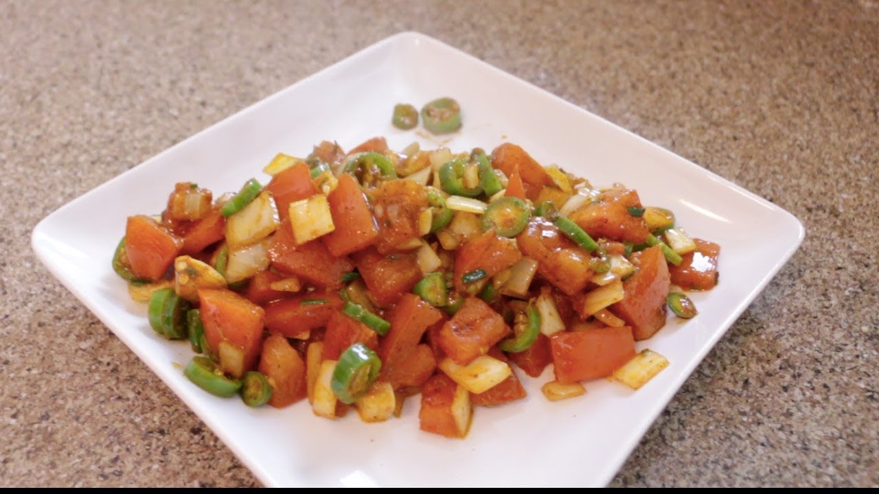 ማማዬ Ethiopian Food/Salad - How to Make Timatim Leb Leb - የቲማቲም ለብለብ አሰራር