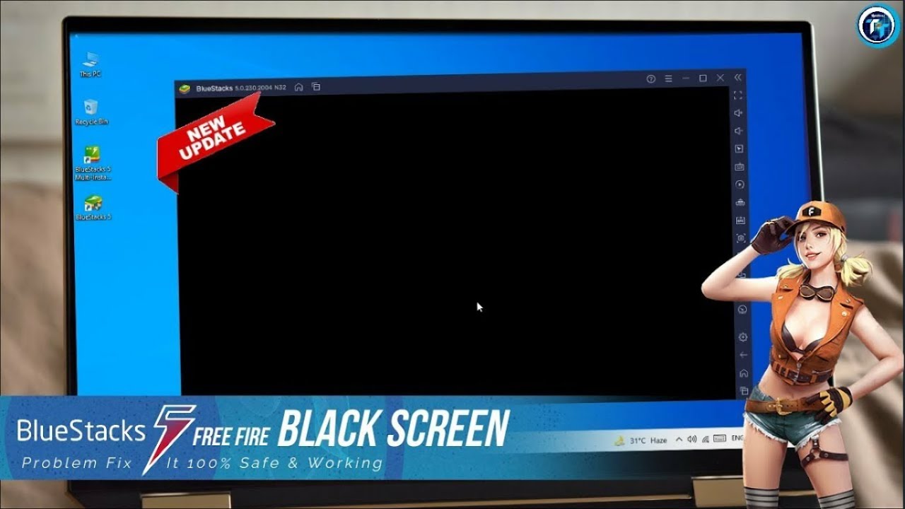 Free Fire Black Screen Problem Fix in BlueStacks 5