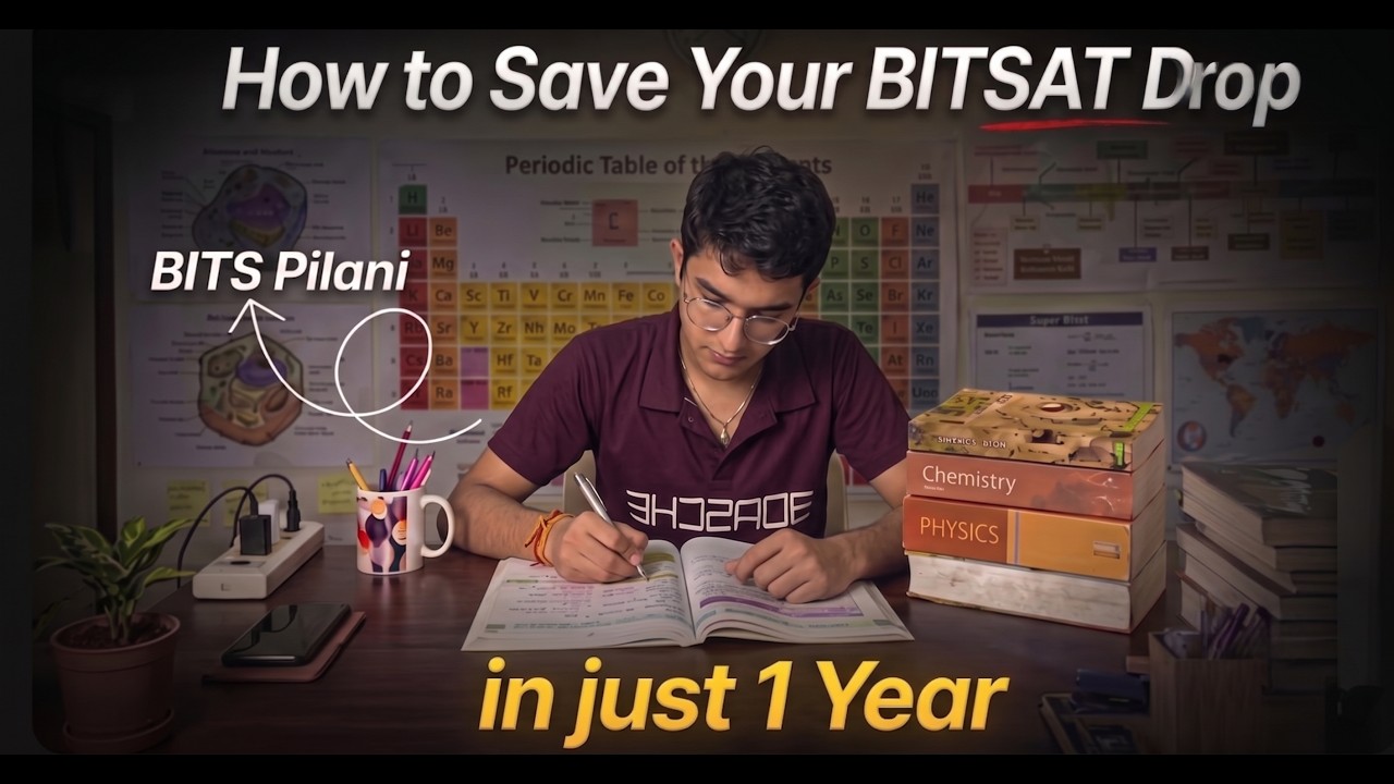 BITSAT 2027: How to Save Your Drop Year & Crack BITS Pilani #physicswallah #jee #bits #bitsat#iitjee