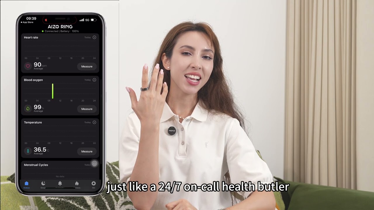 2026 New Smart Ring with Vibration Alerts