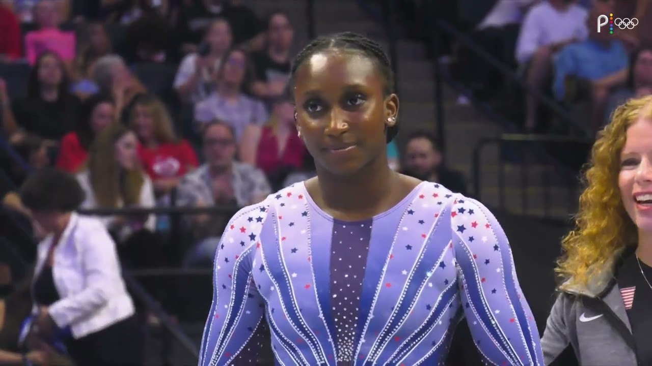 2024 Olympic Trials WAG Day 1 Beam cam