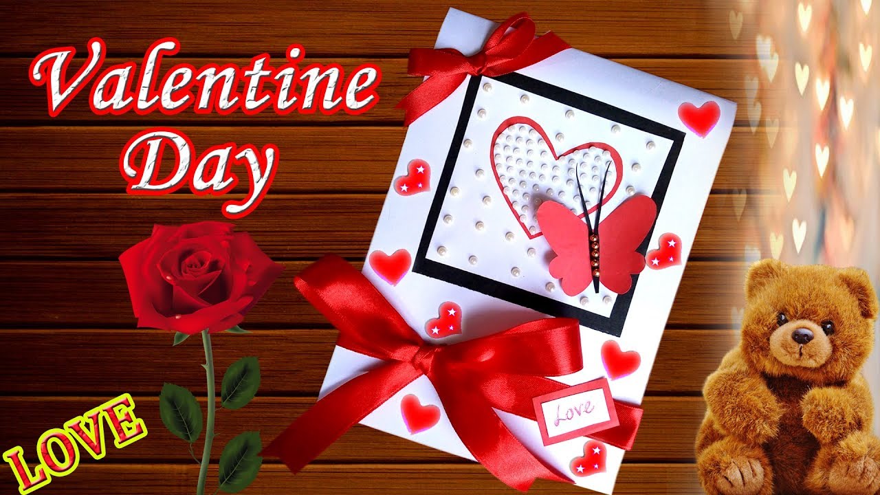 Easy handmade Valentine Day Card ideas || Greeting Card || Nandani Styles