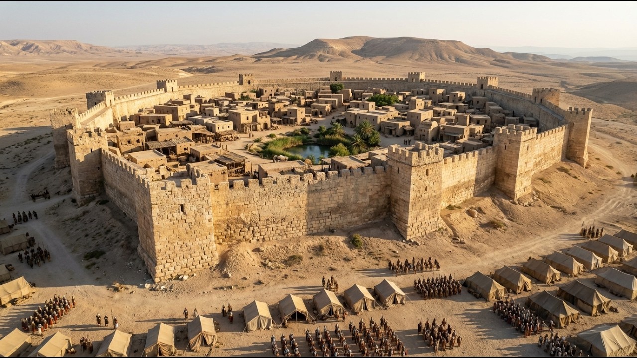 Biblical Fortresses: Jericho's Fall and Jerusalem's Rise